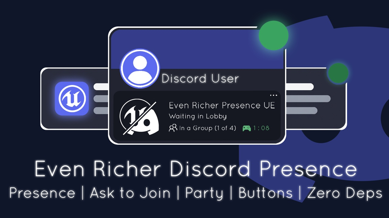 Even Richer Discord Presence, plugin Unreal Engine publié sur FAB
